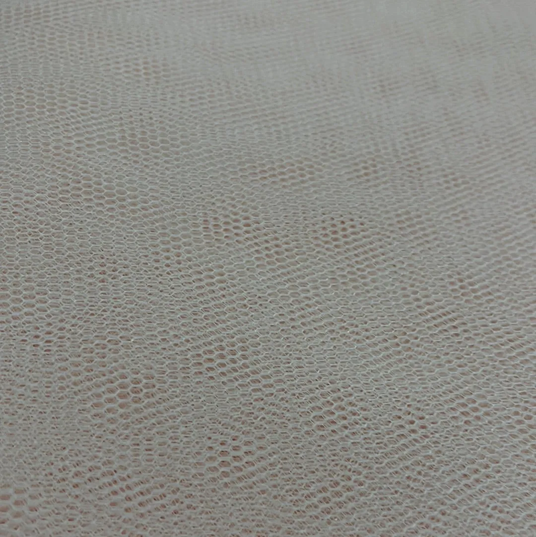 1 Metre Flare Free Dress Net Fabric x 132cm - Peach