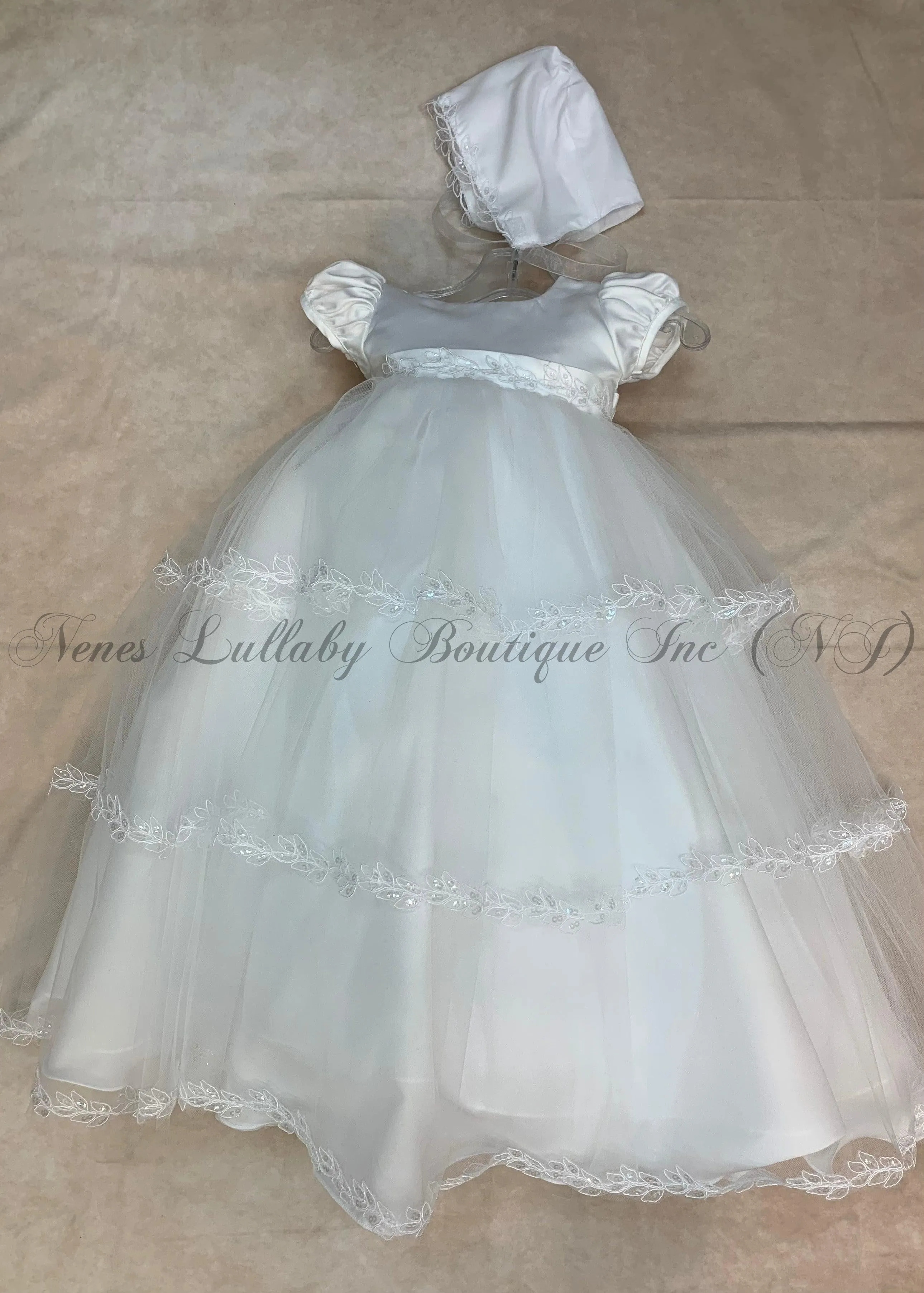 Ava Christening dress by Bella Bow Couture