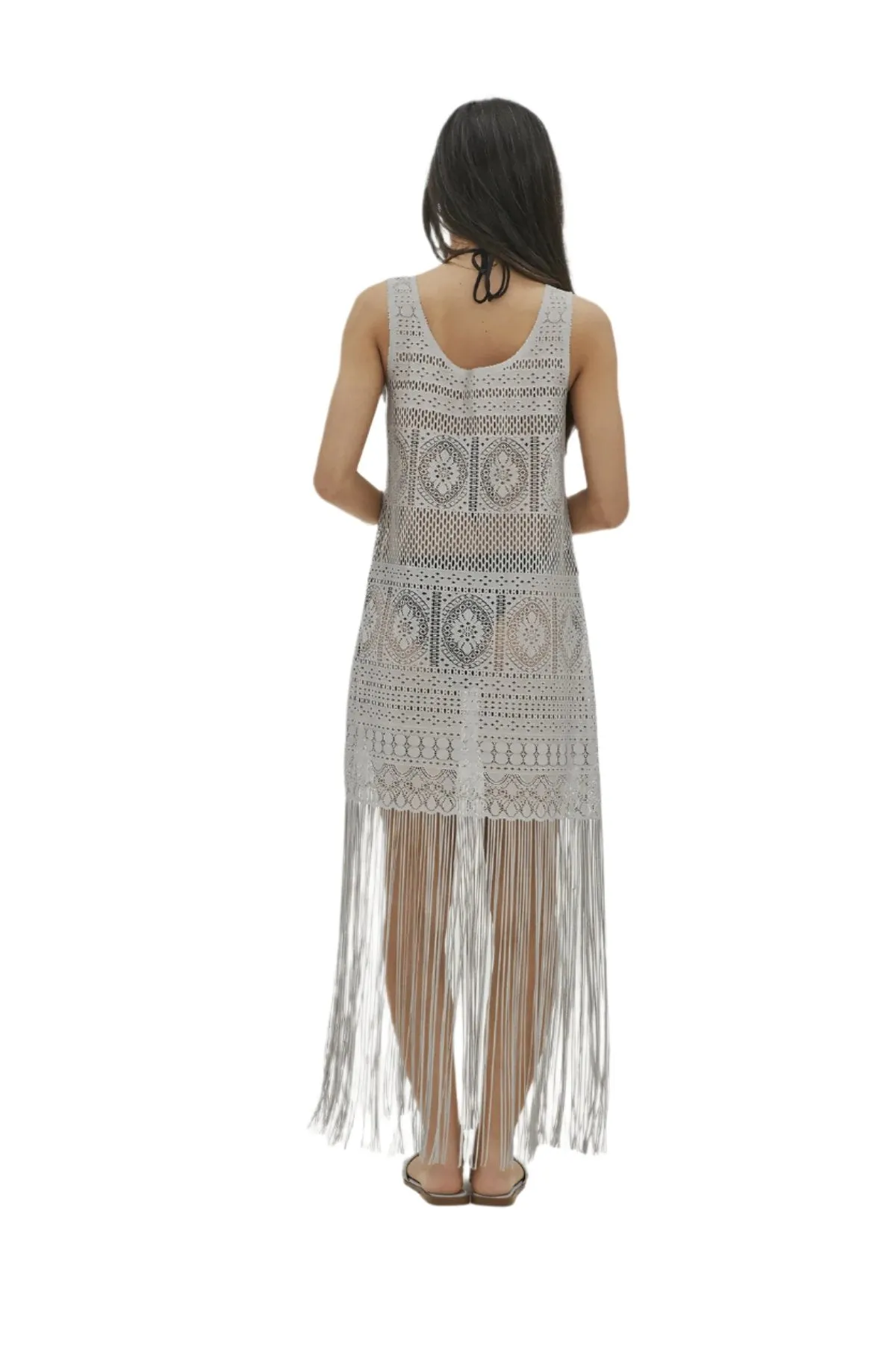 Beautiful Long Women's Beach Dress, Cover Up Dress for Lake, Pool, Beach, Cruise