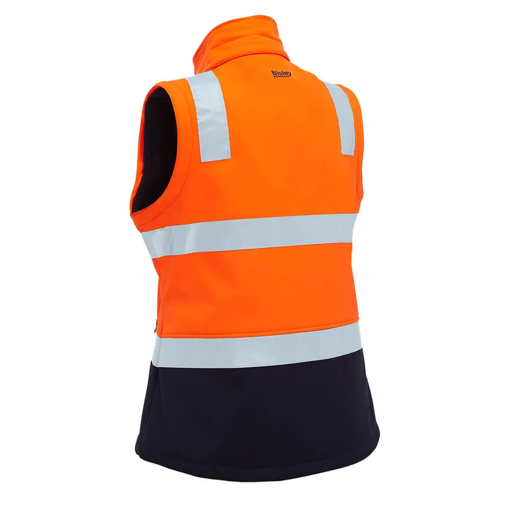 Bisley BJL6078T Women?s Taped Two Tone Hi Vis 3-In-1 Soft Shell Jacket
