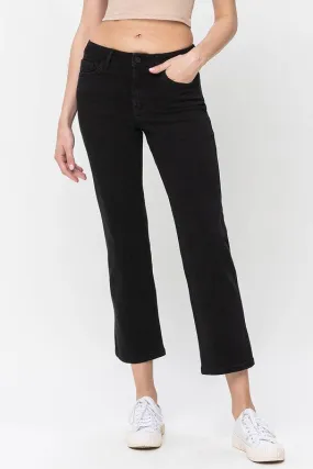 Black Straight Leg Denim