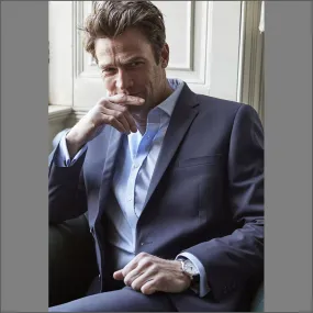 Brook Taverner Dijon Navy Suit==