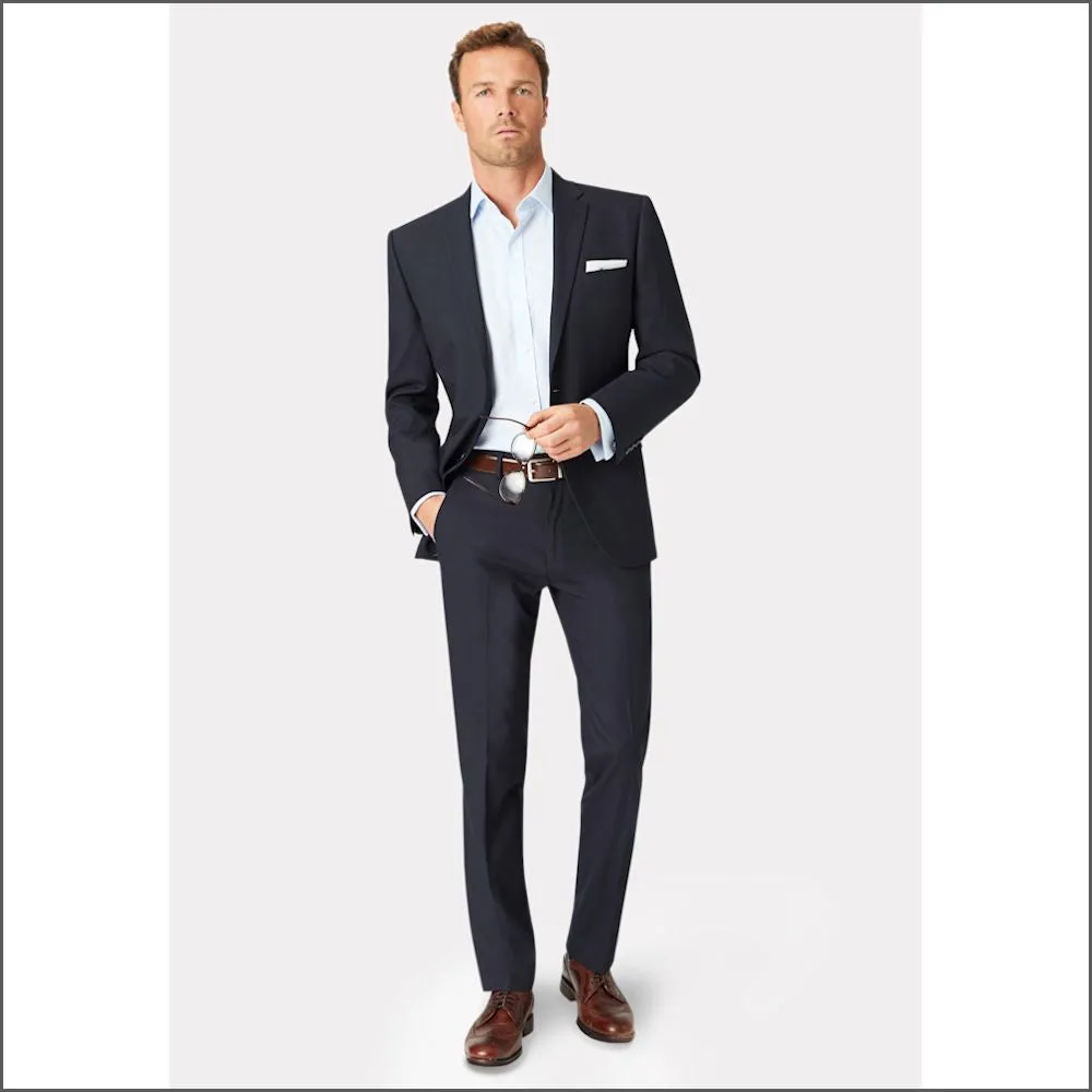 Brook Taverner Dijon Navy Suit==