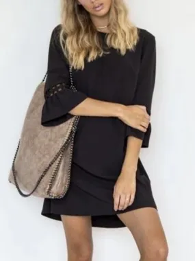 Candy-colored Lace Stitching Dress