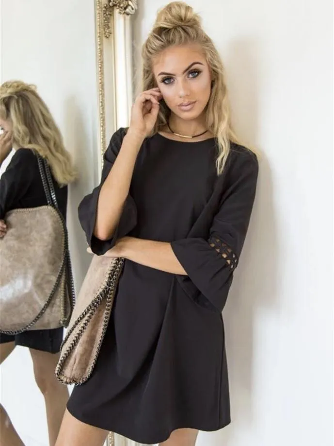 Candy-colored Lace Stitching Dress