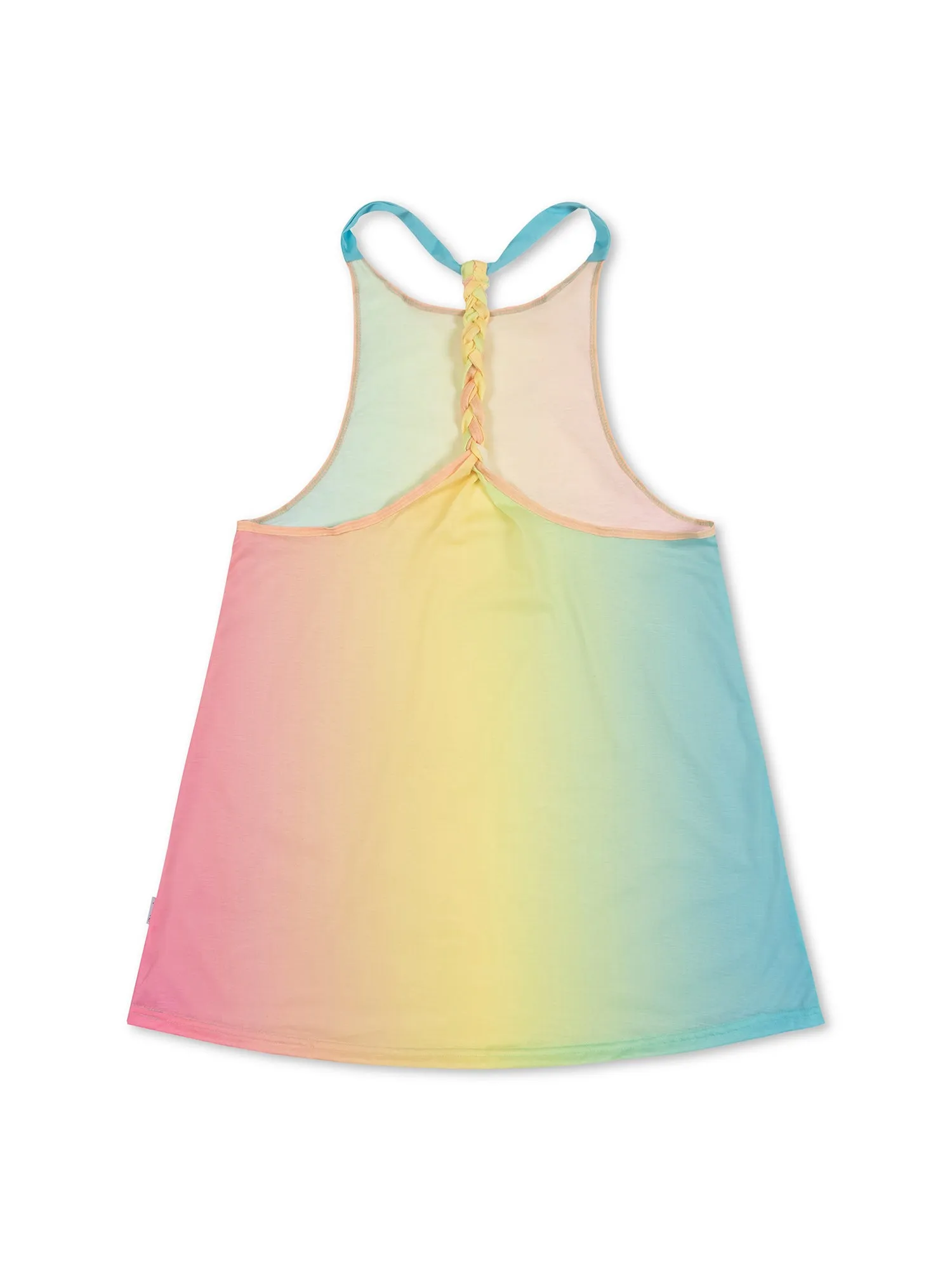 Carrie Rainbow Pastel Swim Coverup Dress
