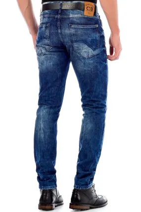 CD319Y Worn Slim Fit Skinny Leg Men's Jeans