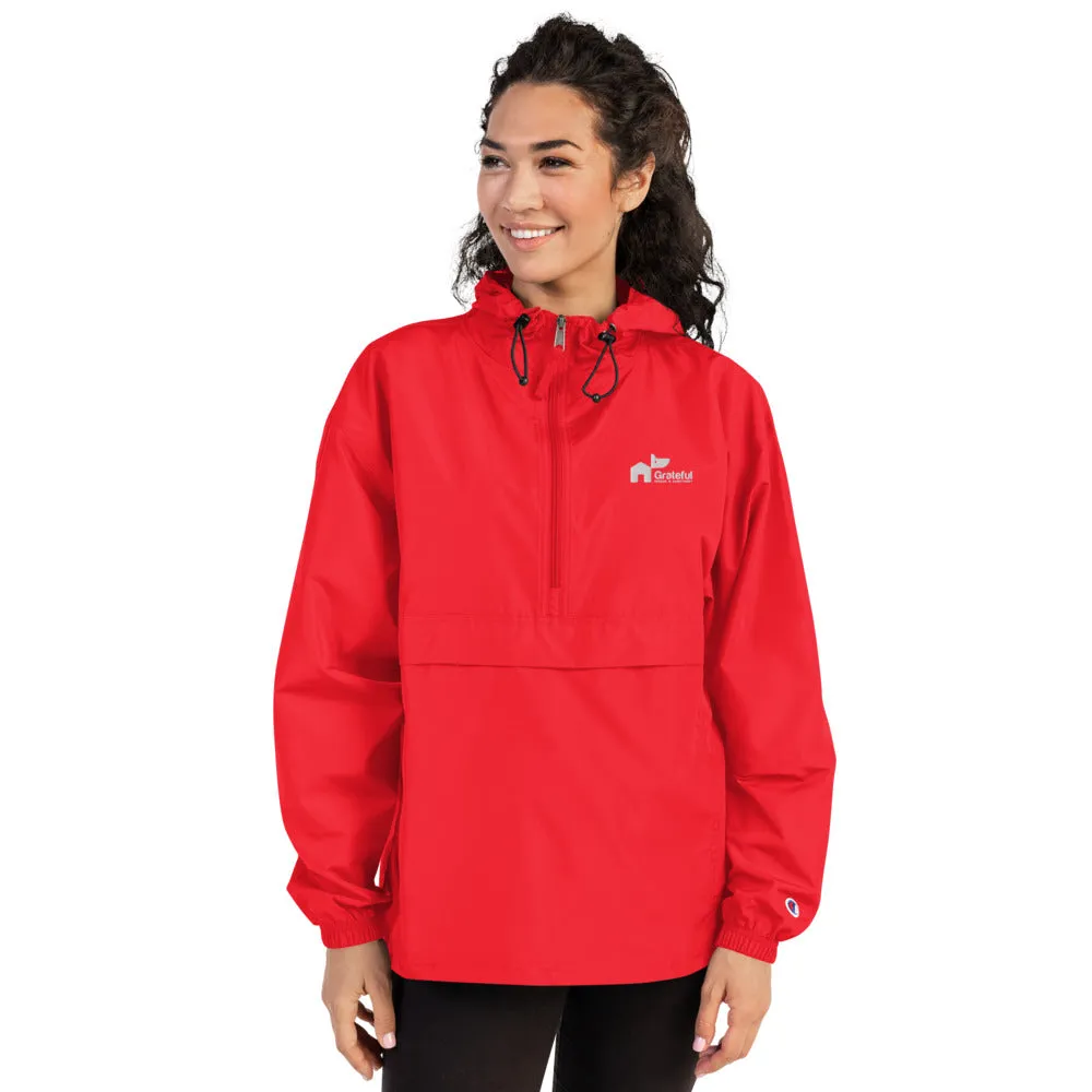 Champion Embroidered Packable Jacket