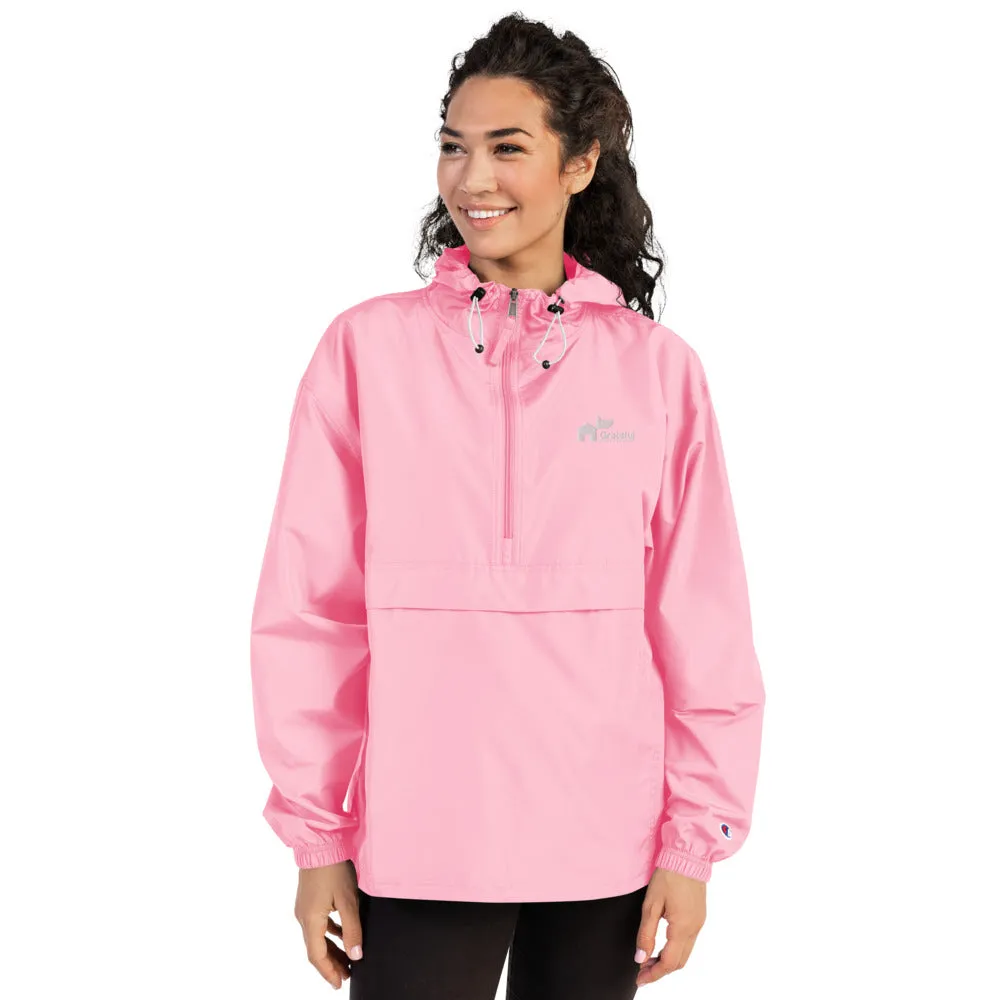 Champion Embroidered Packable Jacket
