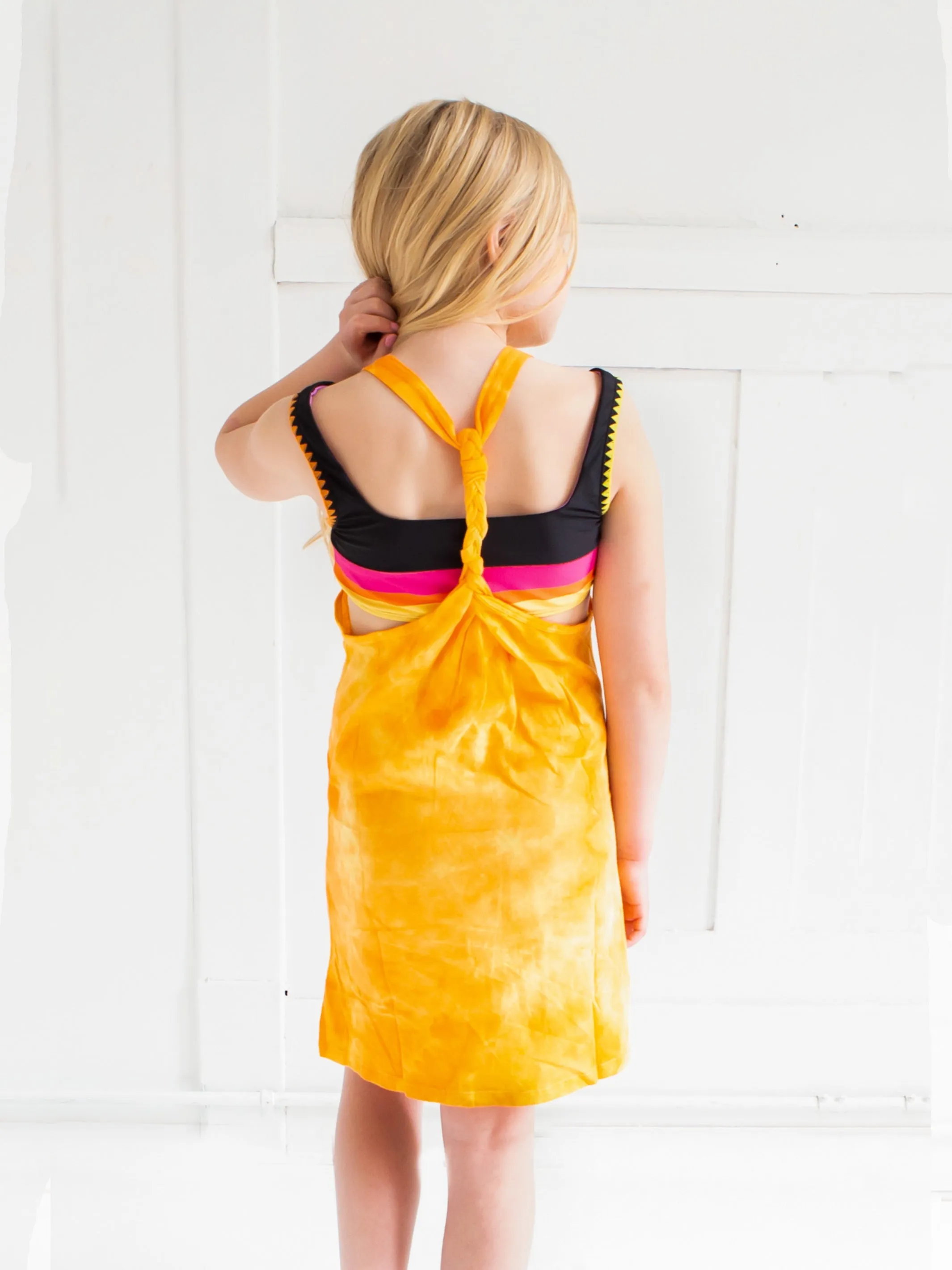 Chasteen Braided Tie Dye Tank Coverup Dress