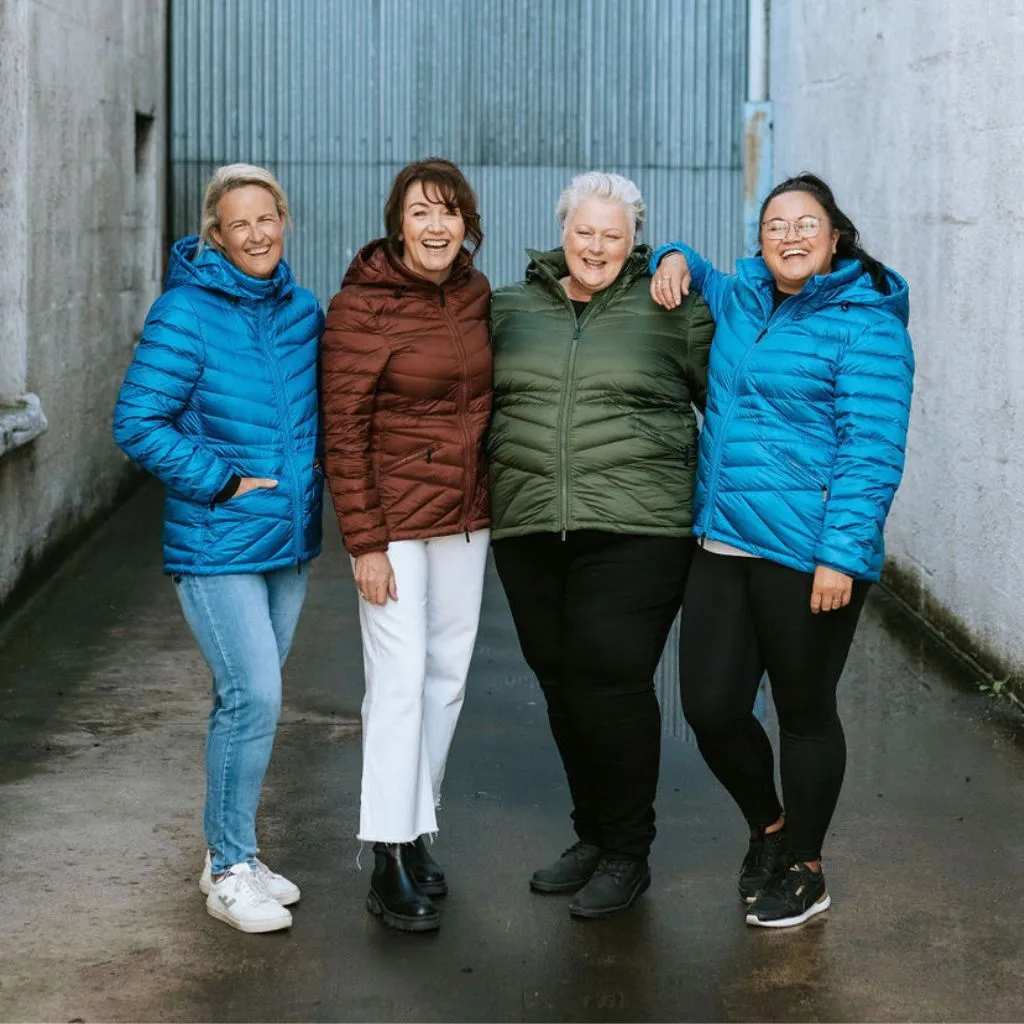 Cushla Women's 90/10 Packable Down Jacket - Cabernet
