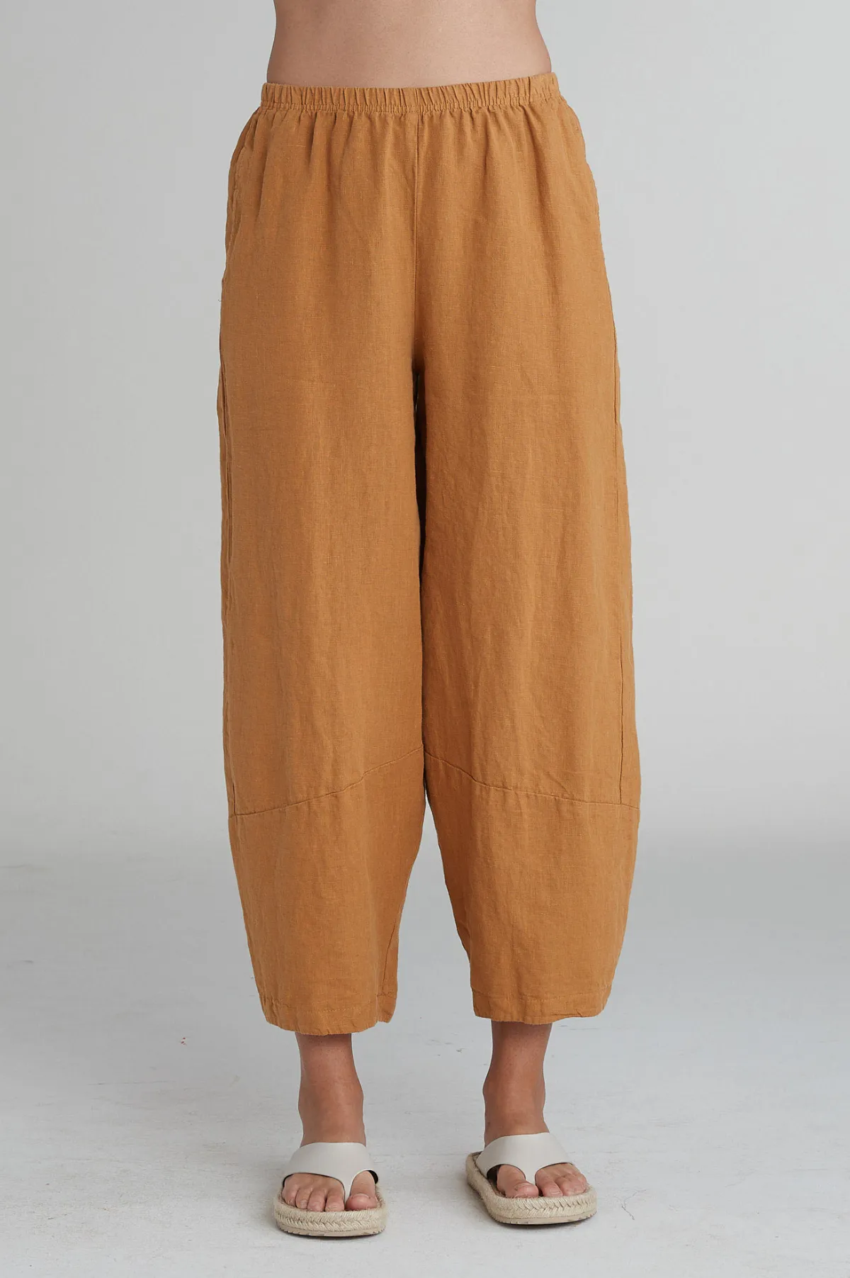 Cut Loose Solid Linen Lantern Pant Spring 2025- Special Order