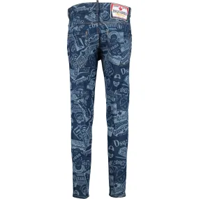 DSQUARED2 Blue Skinny Fit Jeans