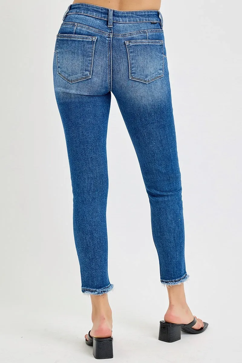 Eleanor Mid Rise Crop Jeans