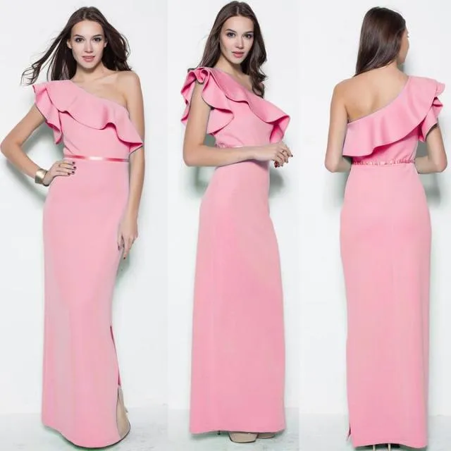 FashionSierra - Fashion Prom Gown Elegant Long Party Dresses Summer Runway Dresses