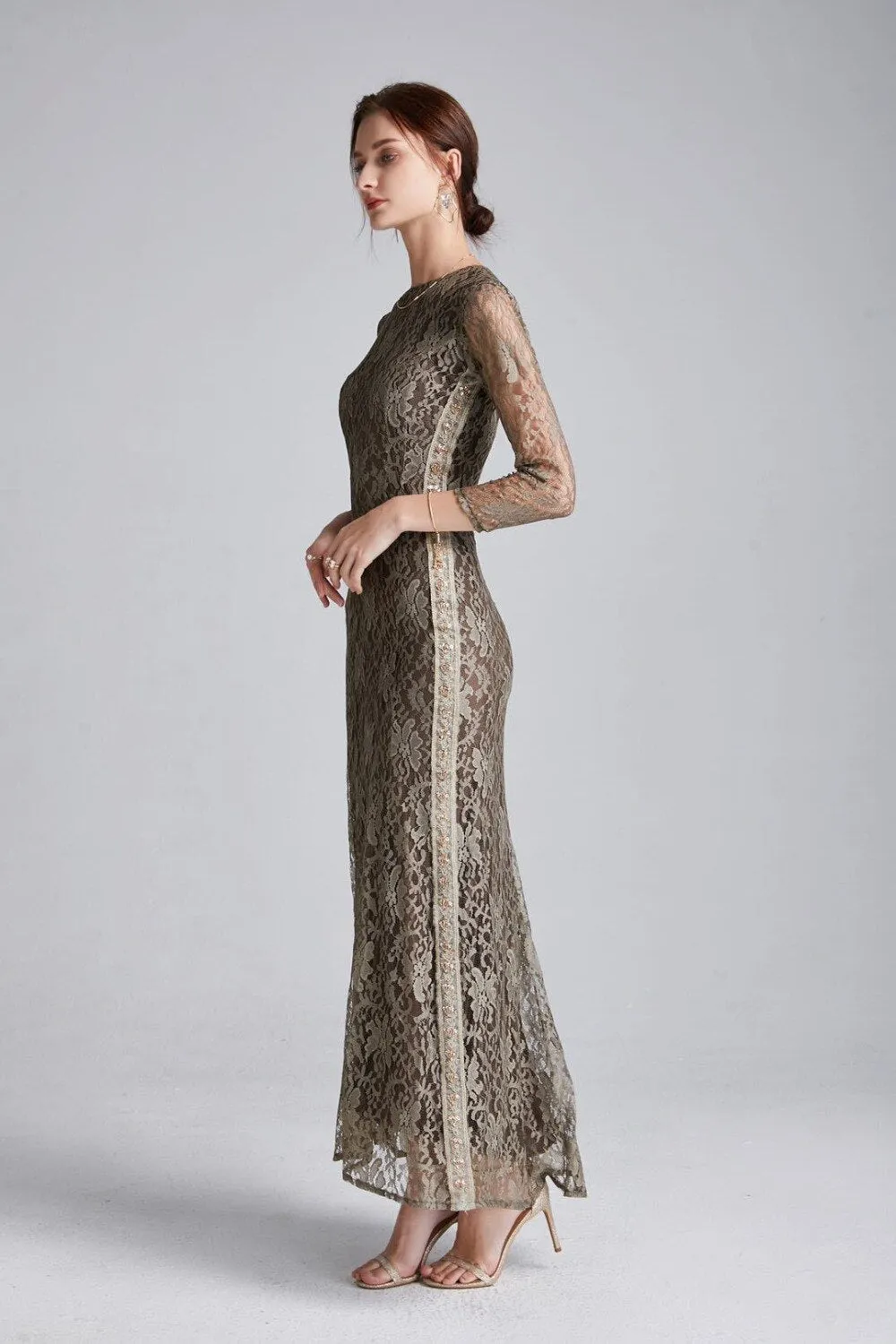 FashionSierra - Lace Fashion Long Party Prom Dresses
