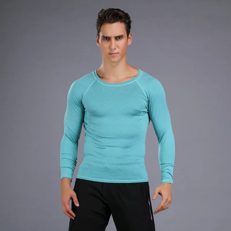 Fitness T-Shirts Compression Tshirts Workout Quick Dry Fit Sport