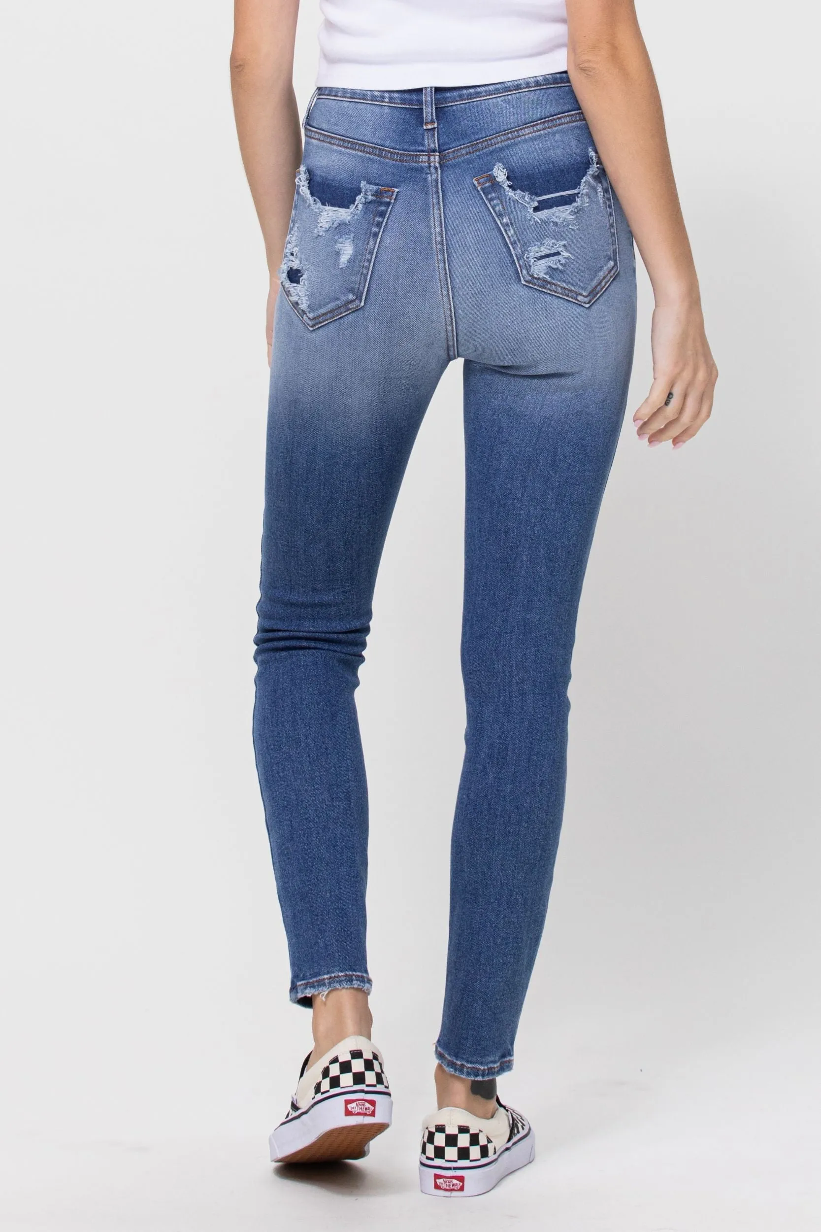 High Rise Ankle Skinny C9