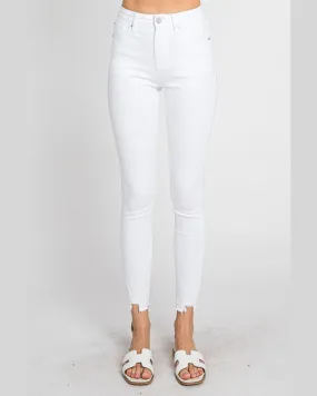 High Rise Ankle Skinny Jeans