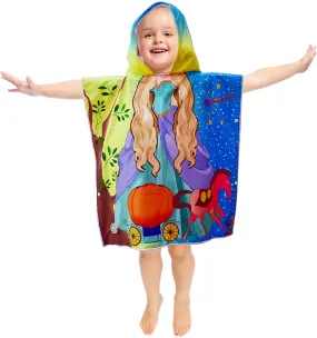 Hooded Bath Beach Towel  Cinderella