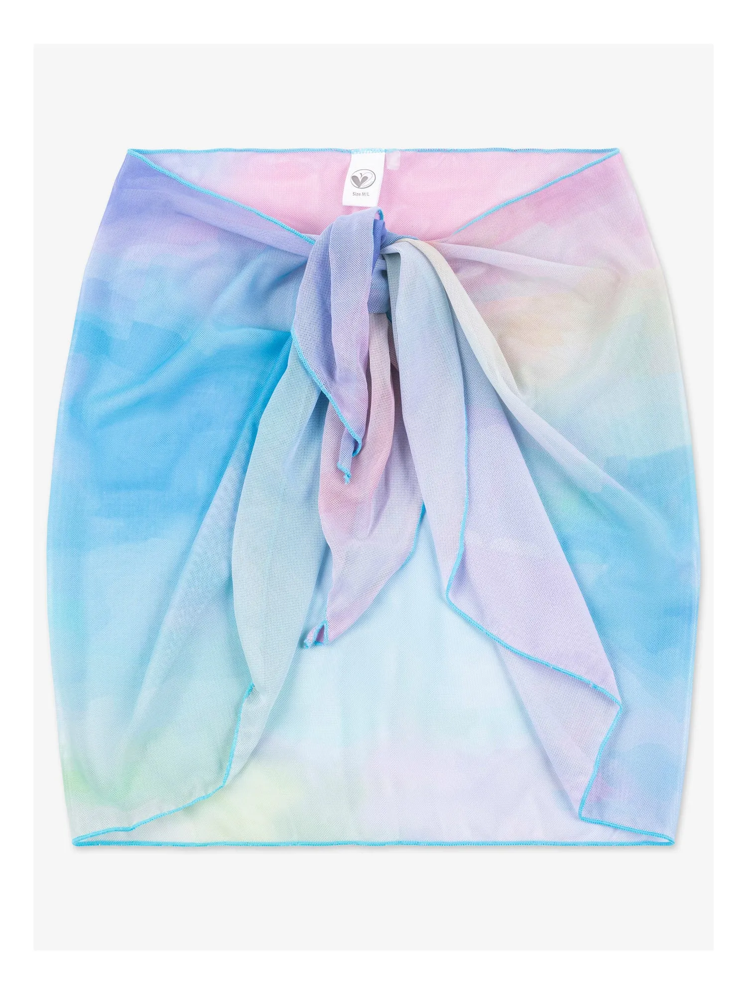 Juliana Mesh Sarong Wrap Skirt