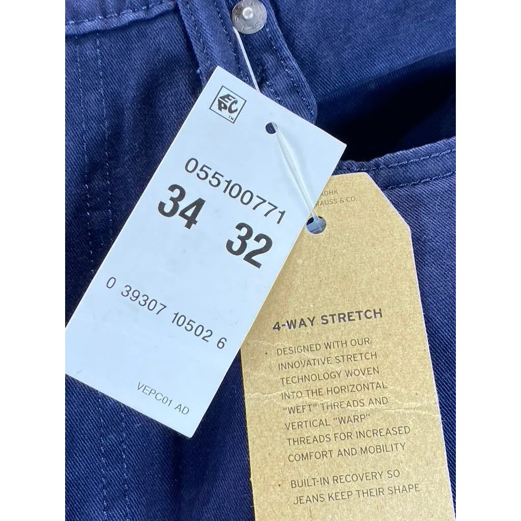 LEVI'S Men's Indigo 510 Stretch Skinny-Fit Five-Pocket Jeans SZ 34X32