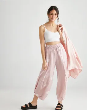 Lulu Polka Dot Linen Pants
