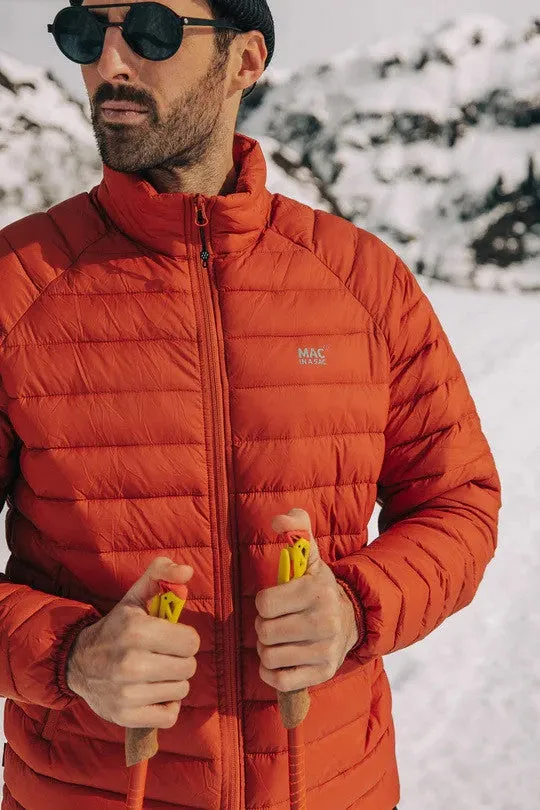 Mac In A Sac Mens Synergy Insulated Packable Jacket-BURNT