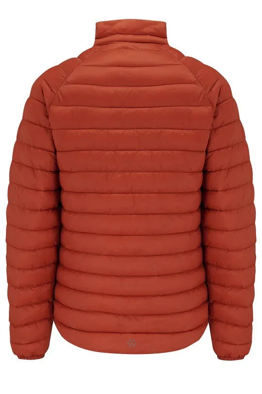 Mac In A Sac Mens Synergy Insulated Packable Jacket-BURNT