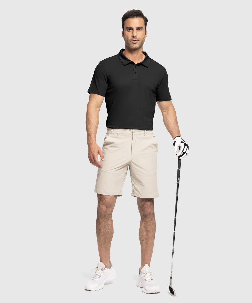 Men's Moisture Wicking Summer Casual Polo Golf Shirts