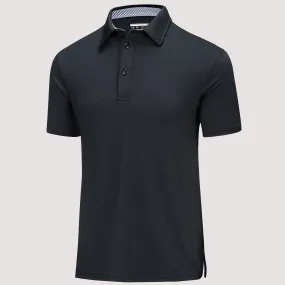 Men's Polo T-Shirt Quick Dry Performance Short Sleeve Golf Shirt