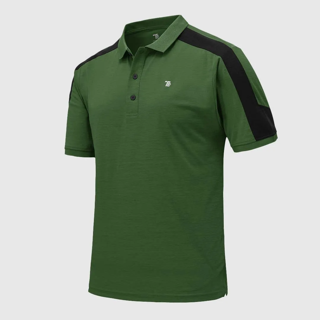 Men's Quick Dry Golf Polo Short Sleeve Shirts
