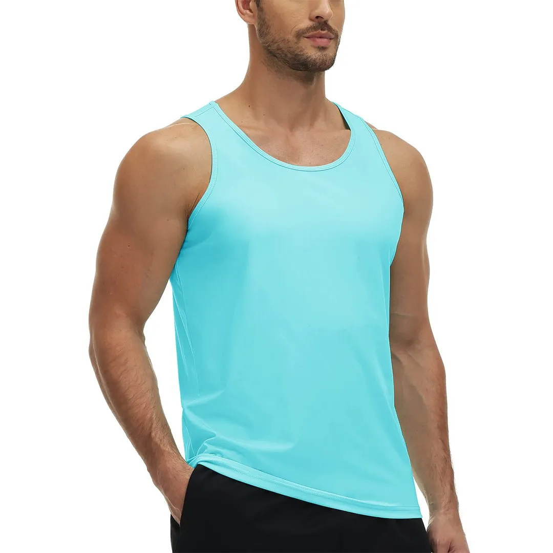 Men's UPF 50  Quick Dry Lightweight Running Tank Halter Tops