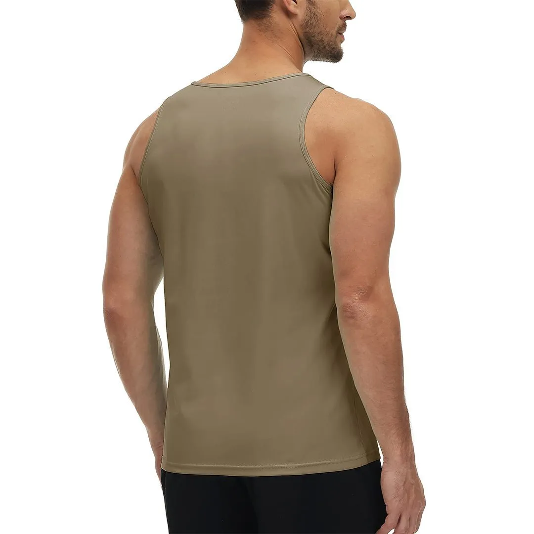 Men's UPF 50  Quick Dry Lightweight Running Tank Halter Tops