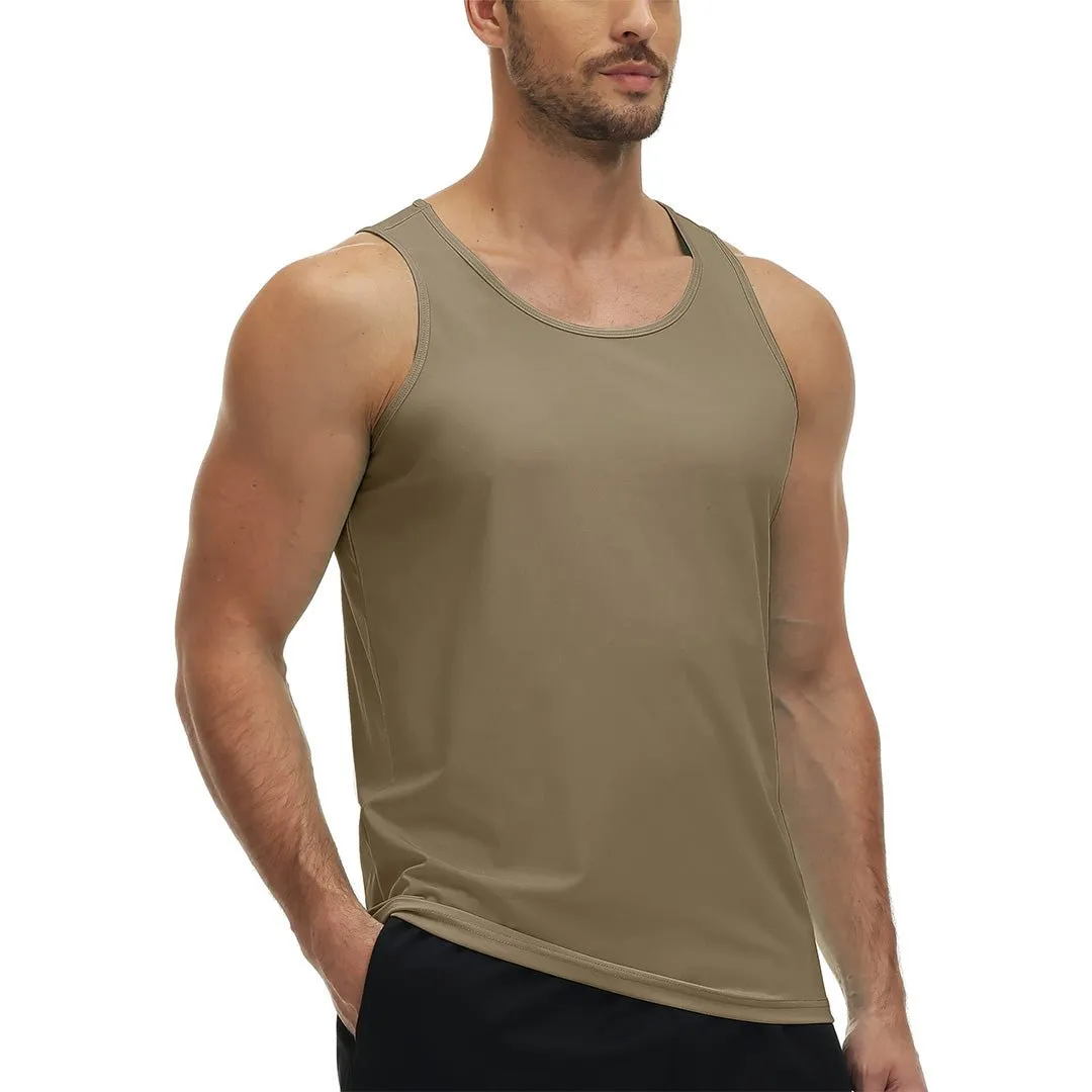 Men's UPF 50  Quick Dry Lightweight Running Tank Halter Tops