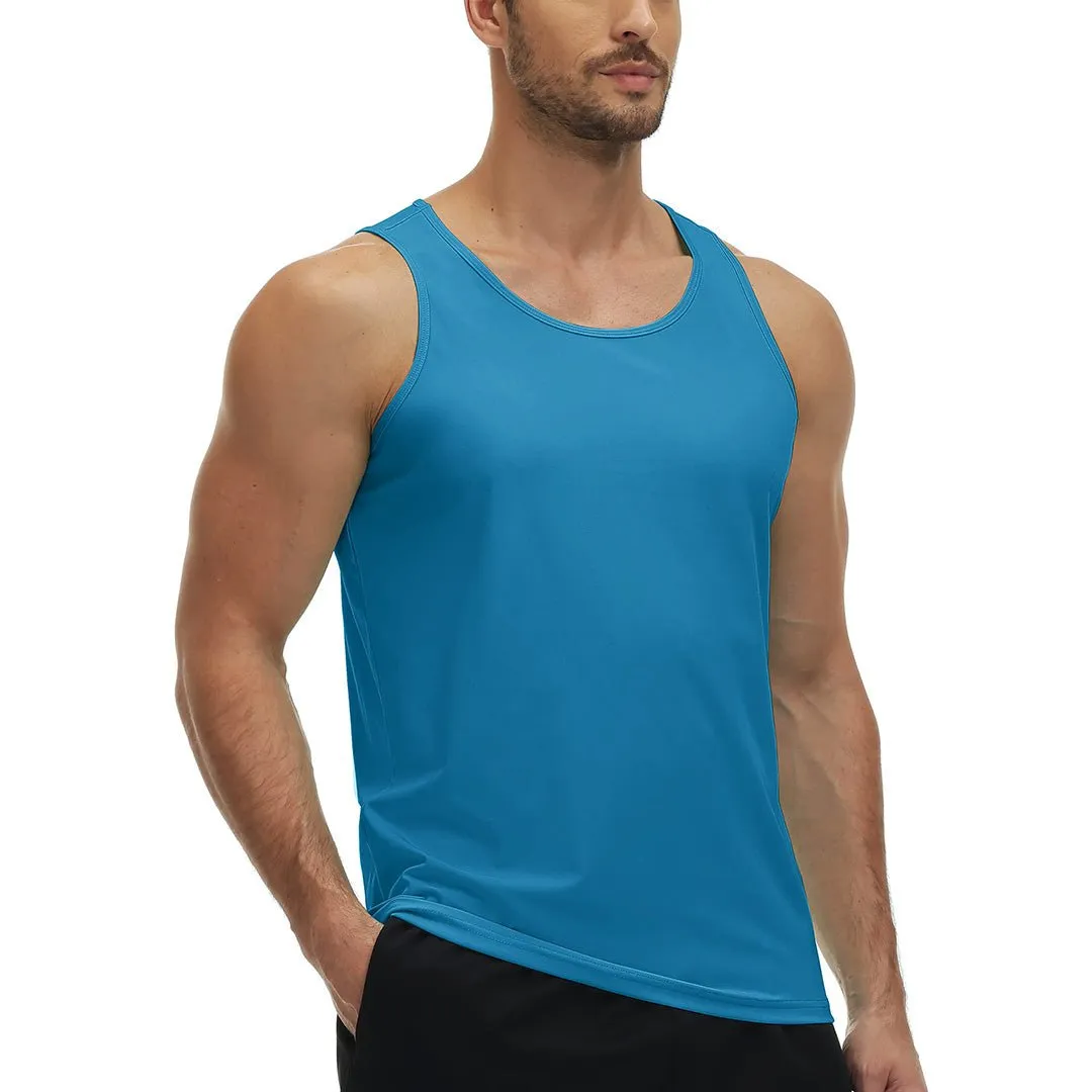 Men's UPF 50  Quick Dry Lightweight Running Tank Halter Tops