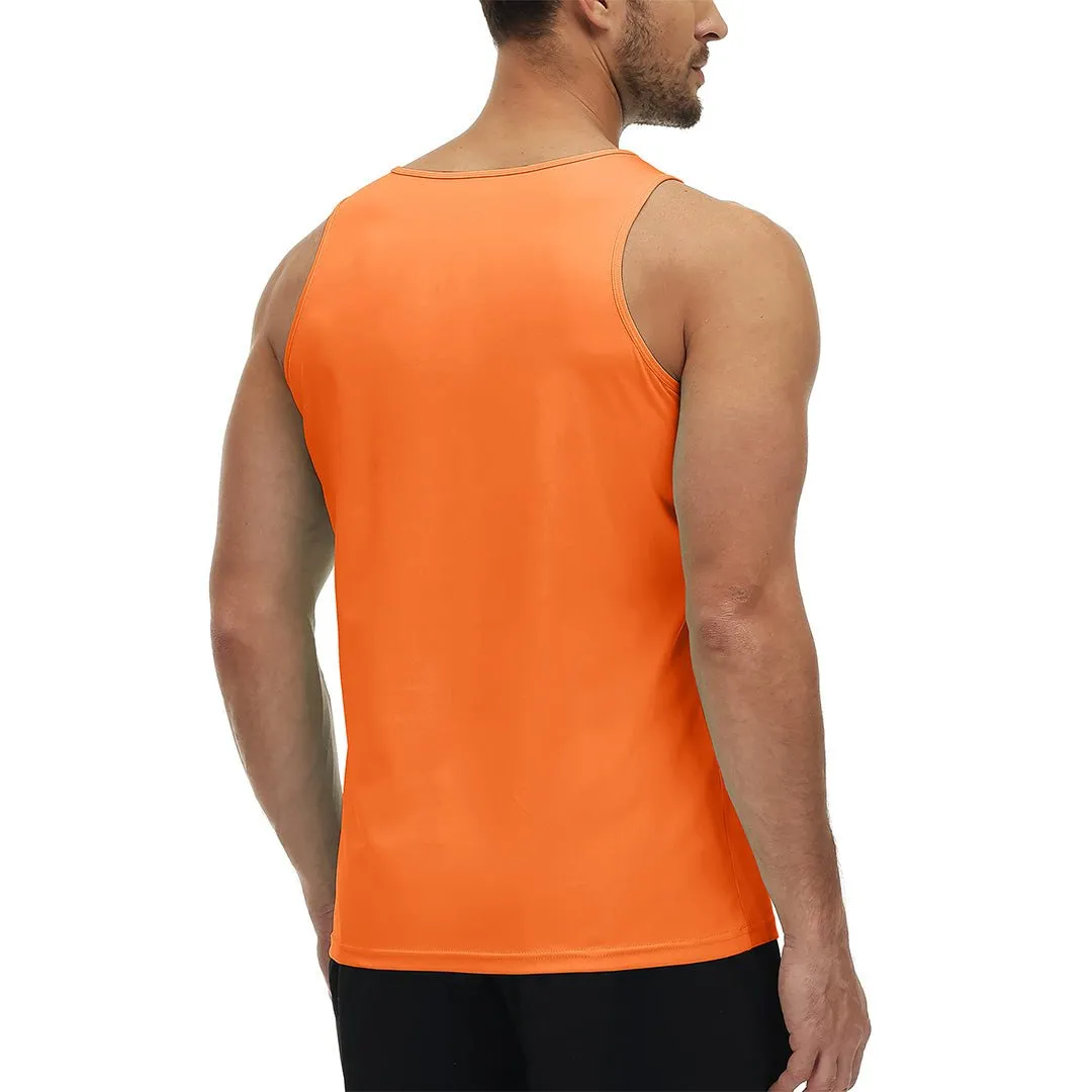 Men's UPF 50  Quick Dry Lightweight Running Tank Halter Tops
