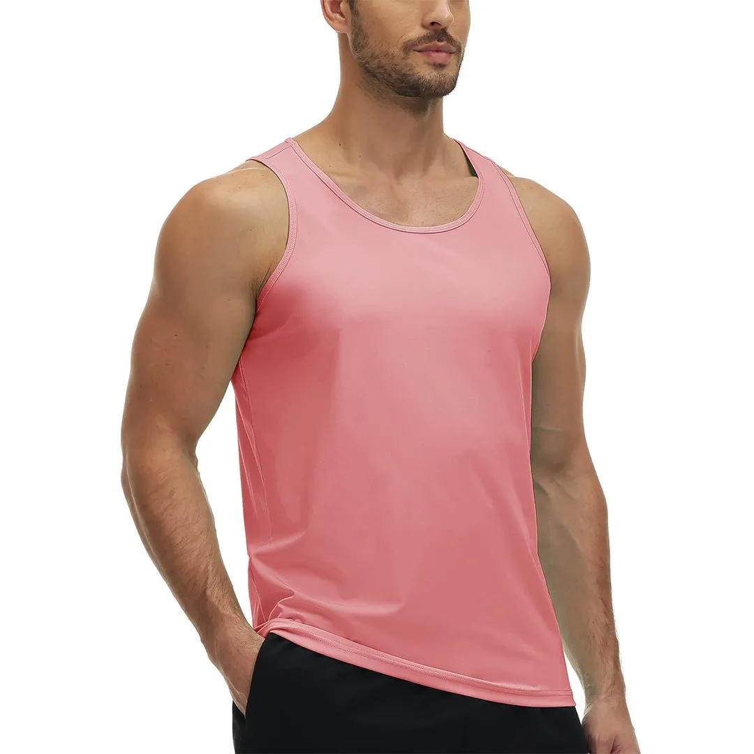 Men's UPF 50  Quick Dry Lightweight Running Tank Halter Tops