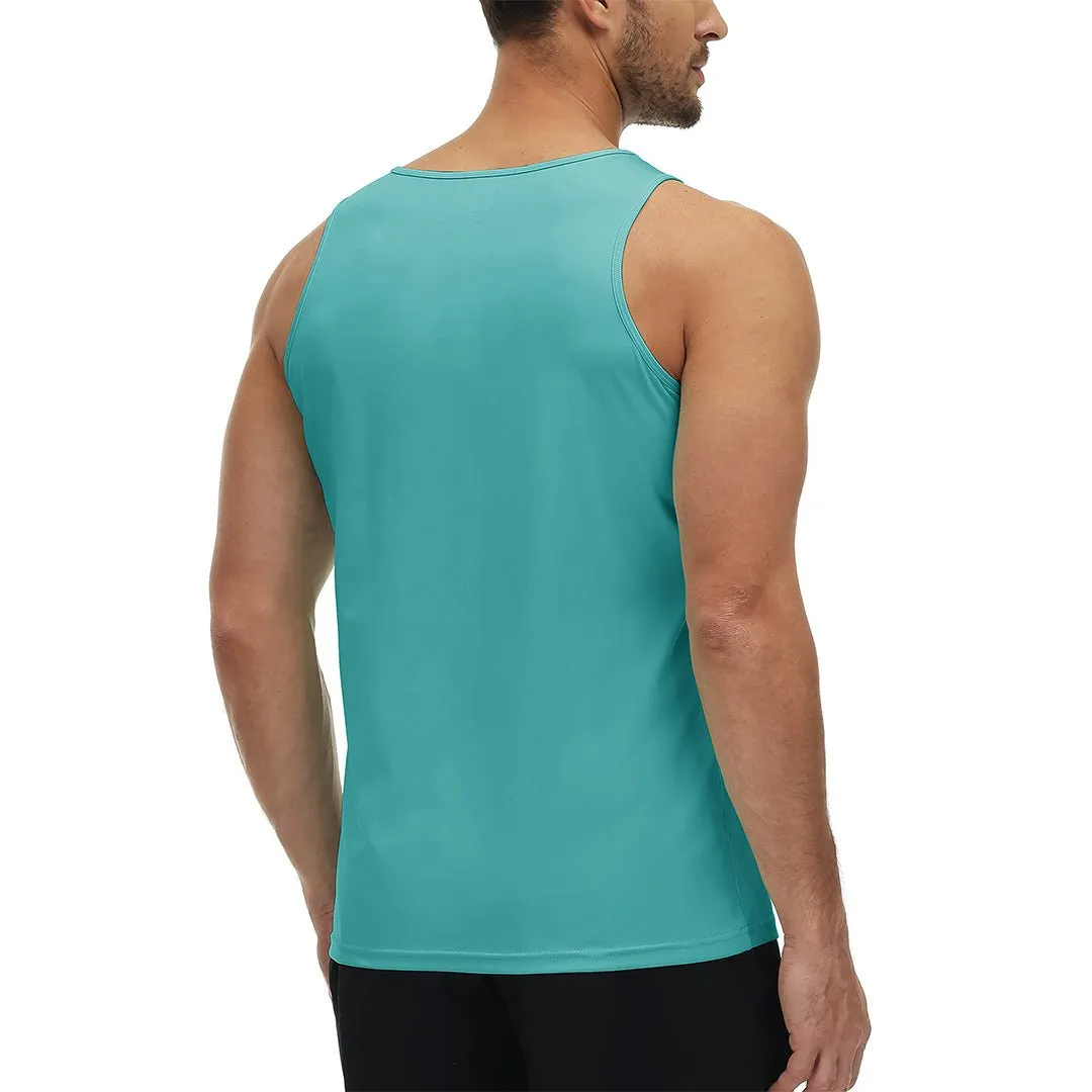 Men's UPF 50  Quick Dry Lightweight Running Tank Halter Tops