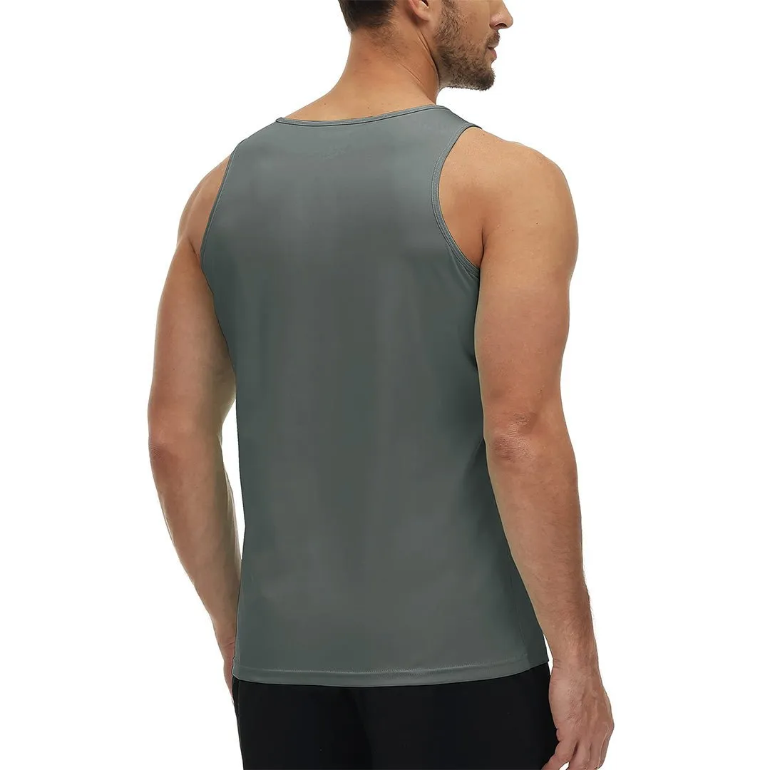 Men's UPF 50  Quick Dry Lightweight Running Tank Halter Tops