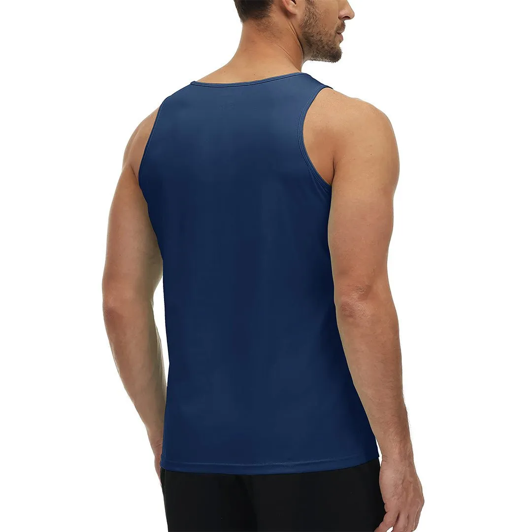 Men's UPF 50  Quick Dry Lightweight Running Tank Halter Tops