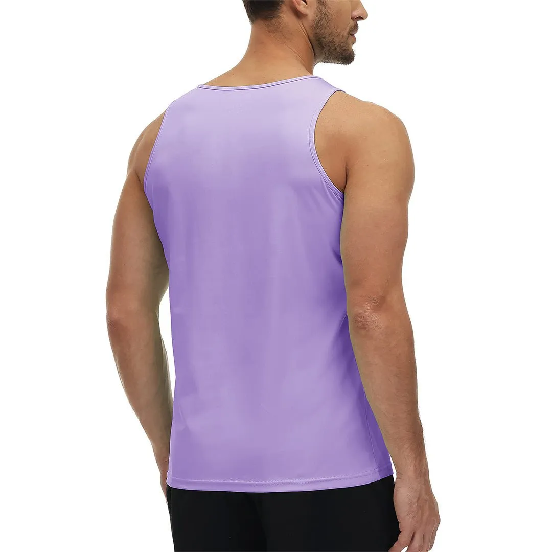 Men's UPF 50  Quick Dry Lightweight Running Tank Halter Tops