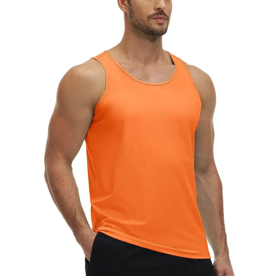 Men's UPF 50  Quick Dry Lightweight Running Tank Halter Tops