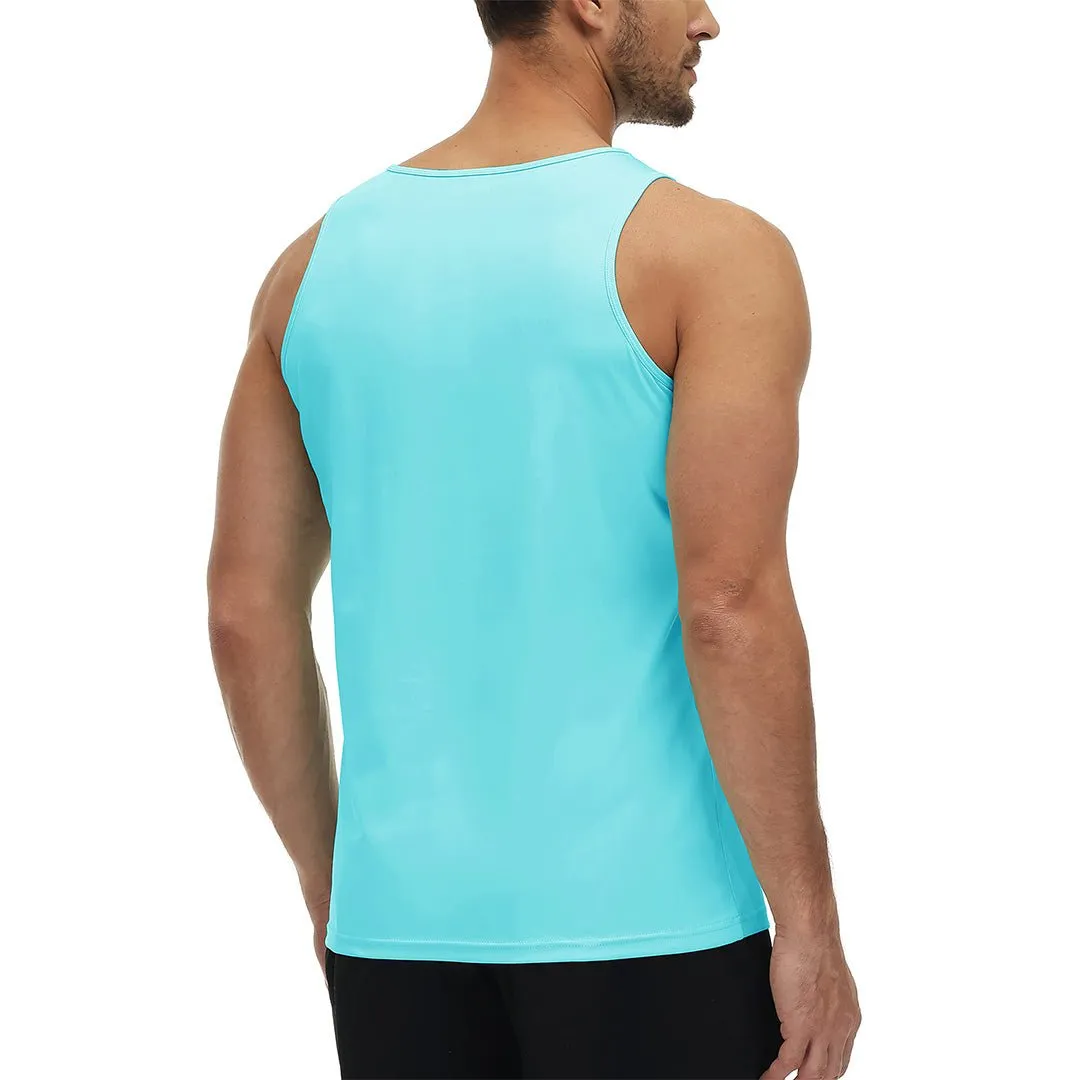 Men's UPF 50  Quick Dry Lightweight Running Tank Halter Tops
