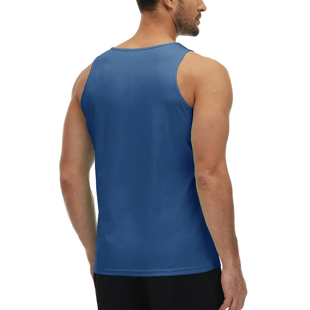 Men's UPF 50  Quick Dry Lightweight Running Tank Halter Tops