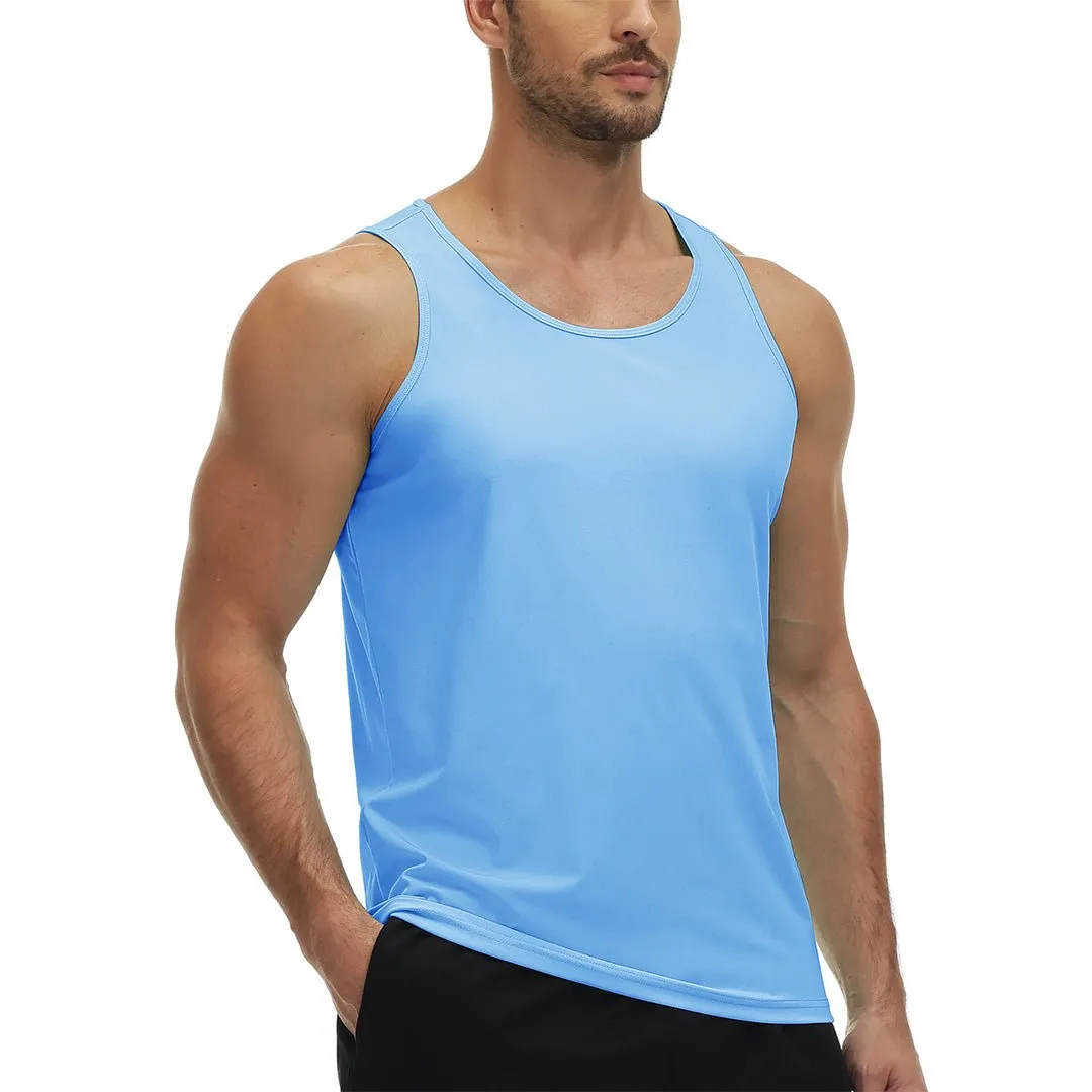 Men's UPF 50  Quick Dry Lightweight Running Tank Halter Tops