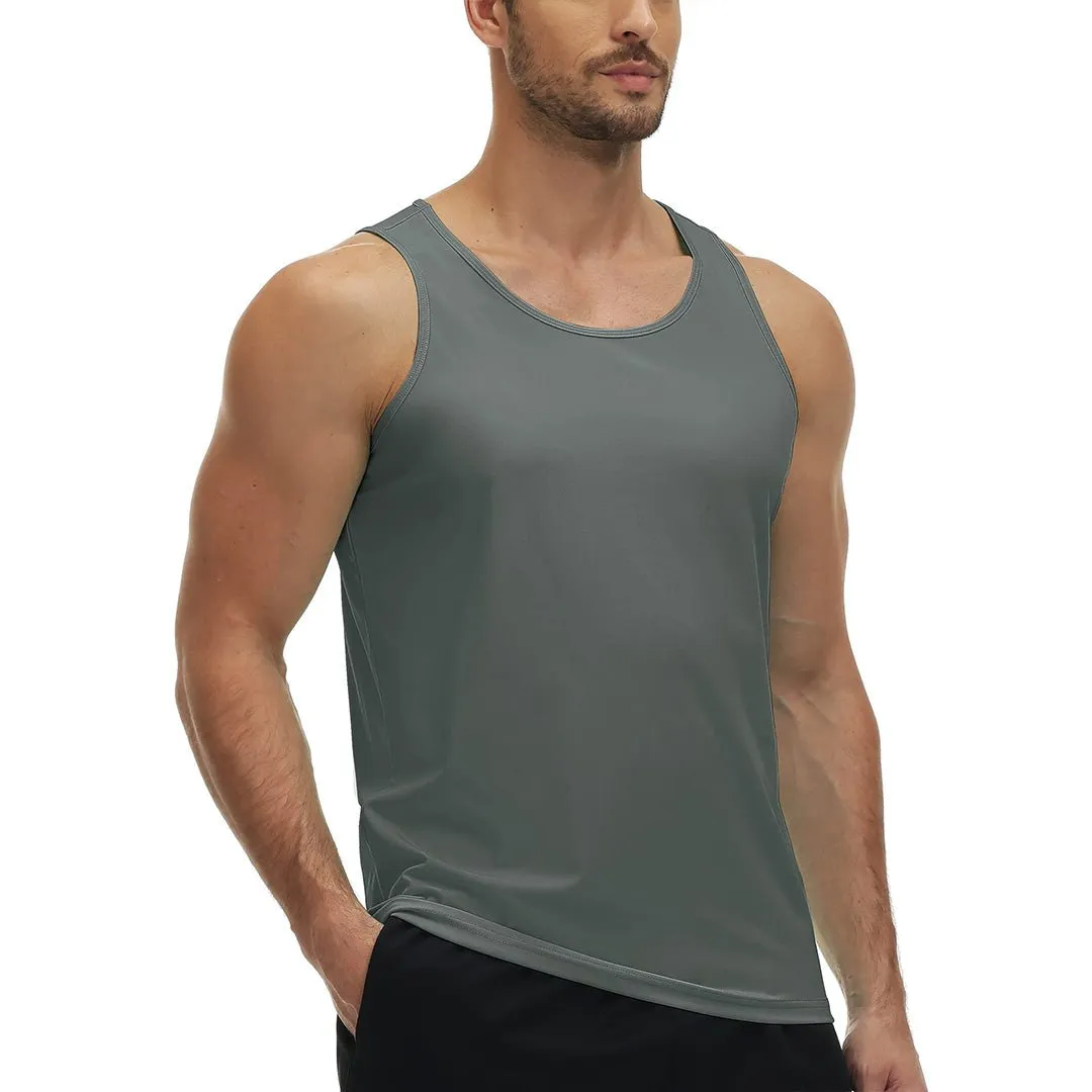 Men's UPF 50  Quick Dry Lightweight Running Tank Halter Tops