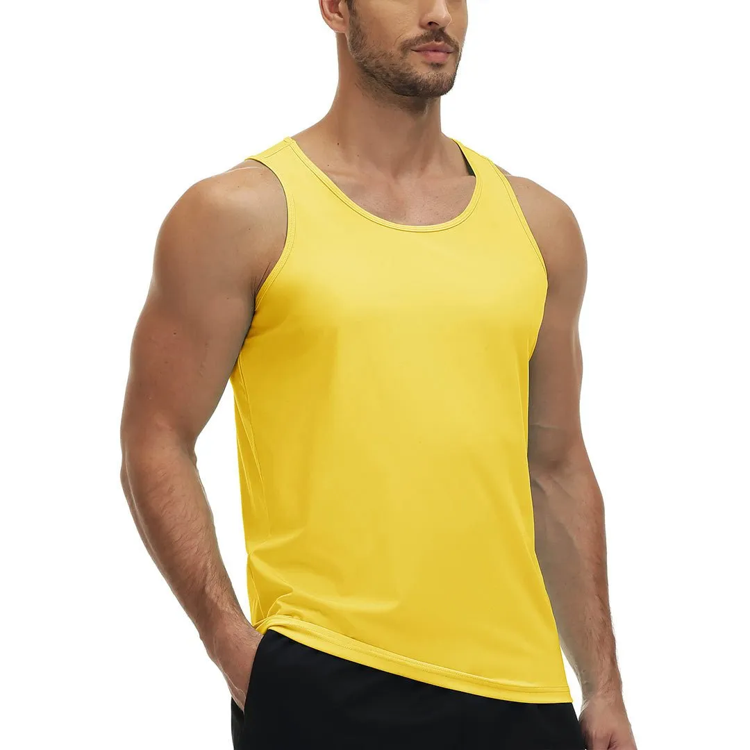 Men's UPF 50  Quick Dry Lightweight Running Tank Halter Tops
