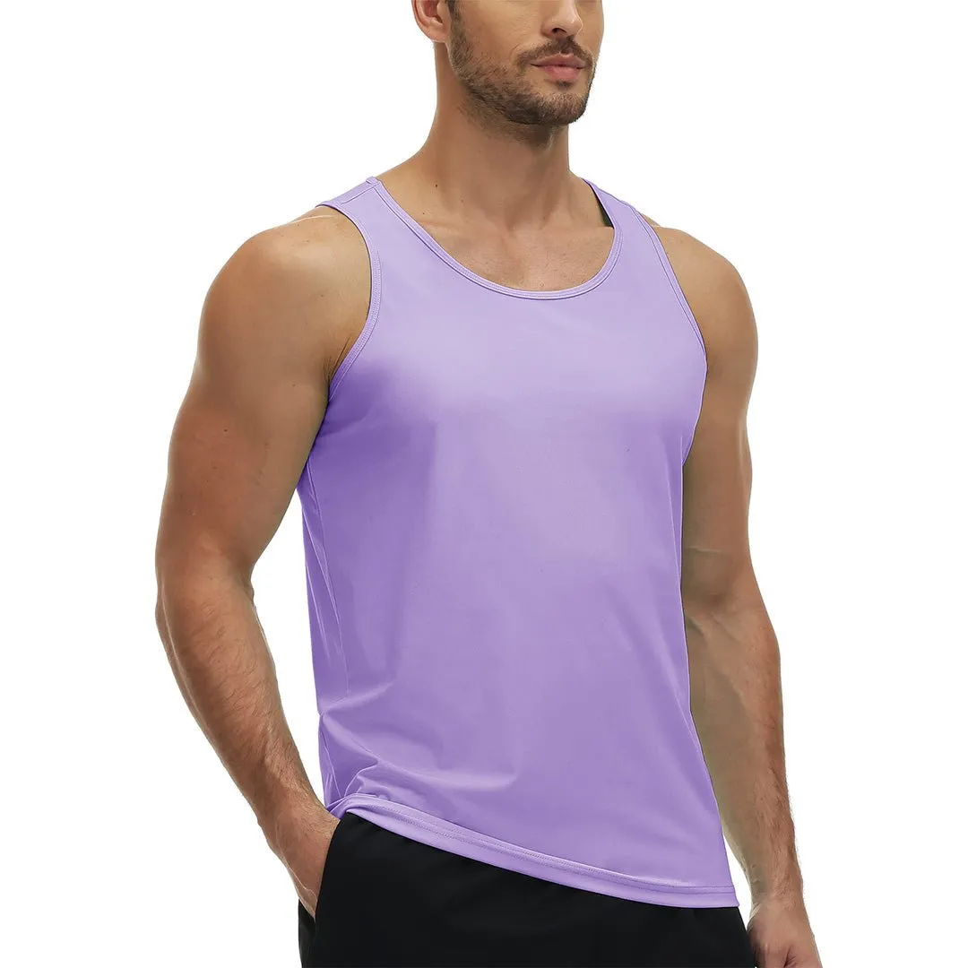 Men's UPF 50  Quick Dry Lightweight Running Tank Halter Tops