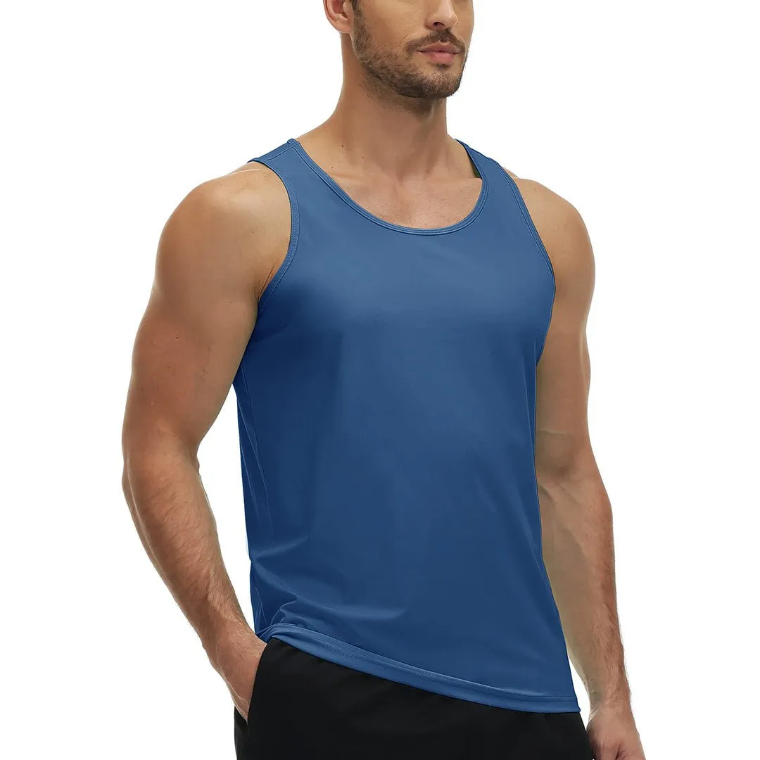 Men's UPF 50  Quick Dry Lightweight Running Tank Halter Tops